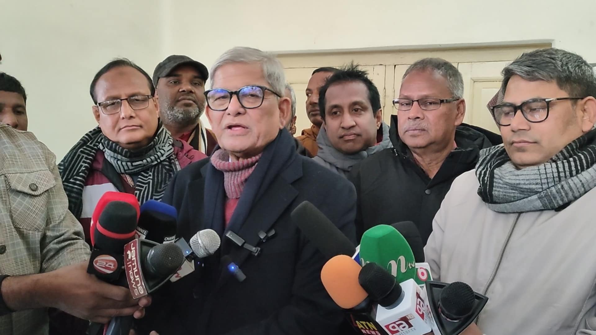 নির্বাচনের আগে রাজনৈতিক নেতাদের হত্যার ঘটনায় কার্যকর ব্যবস্থা নিচ্ছে না সরকার : মির্জা ফখরুল