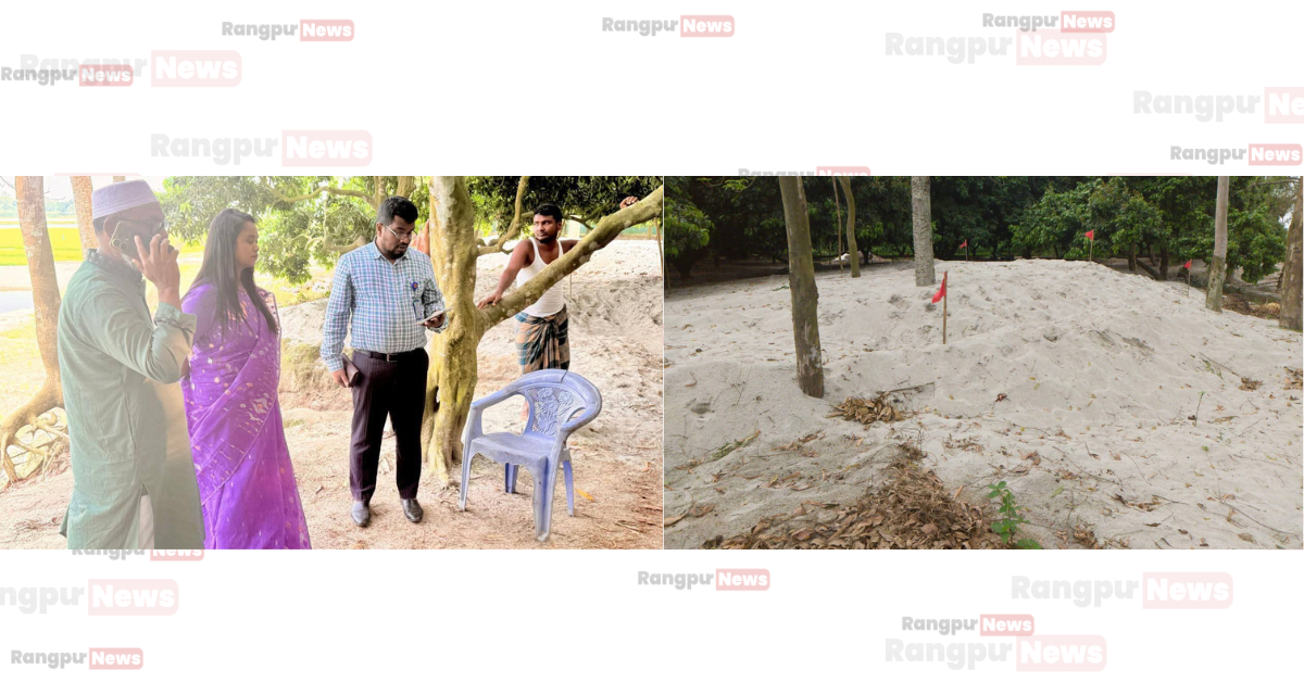 হাইকোর্টের আদেশ অমান্য করে আত্রাই নদীতে অবৈধ বালু উত্তোলন, মামলা হলেও ধরাছোঁয়ার বাইরে মূলহোতা