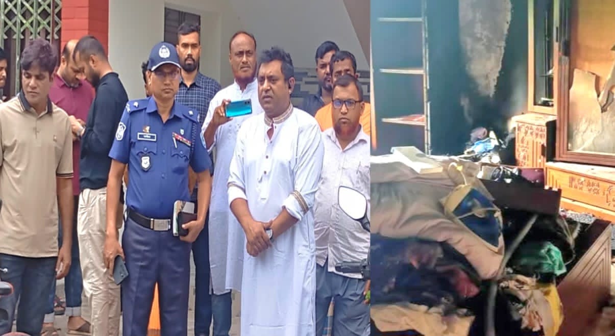 ভুরুঙ্গামারীতে ইউপি চেয়ারম্যান প্রার্থীর বাড়ির দরজা ভেঙ্গে লুটপাট, অগ্নিসংযোগ, অর্ধকোটি টাকার ক্ষতি