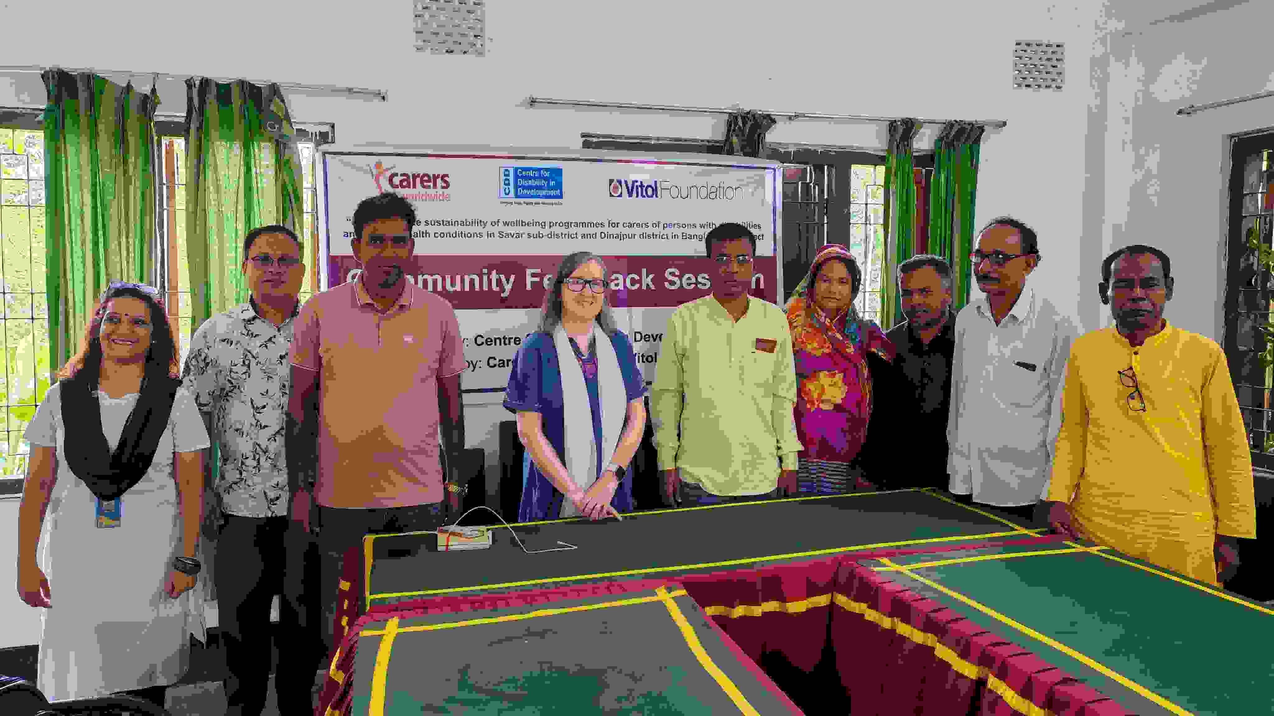 মানসিক অসুস্থতা জনিত প্রতিবন্ধী ব্যক্তিদের পরিচর্যাকারীদের নিয়ে কমিউনিটি ফিডব্যাক সেশন অনুষ্ঠিত