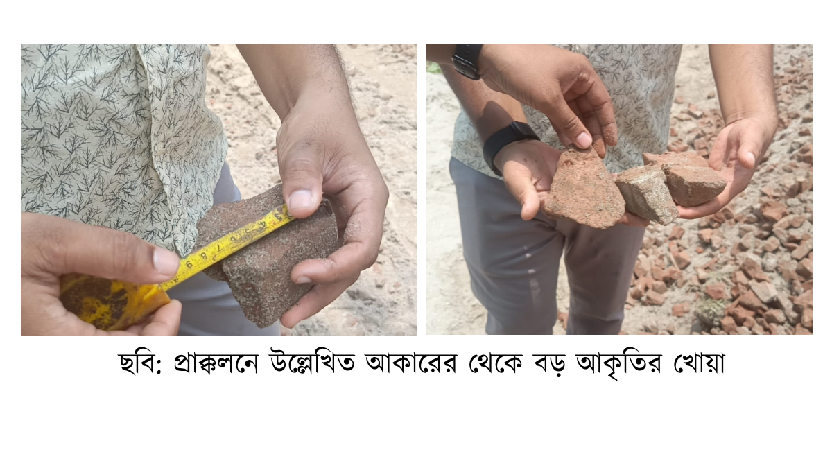 ২ কোটি টাকার সড়ক প্রকল্পে অনিয়মের অভিযোগ