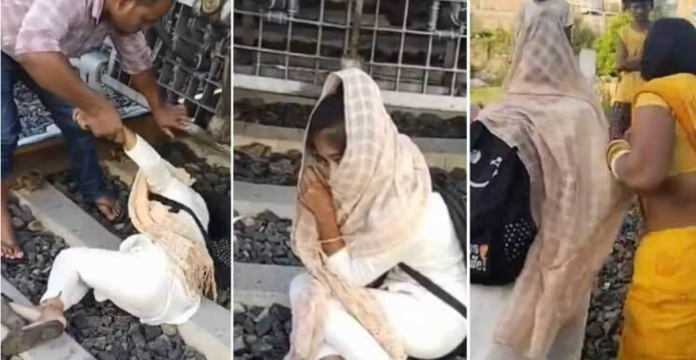আত্মহত্যা করতে গিয়ে রেললাইনে তরুণীর ঘুম