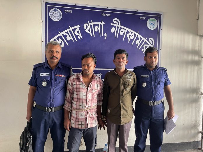 ডোমারের মিম টেলিকম চুরির ঘটনায় দুইজন গ্রেফতার