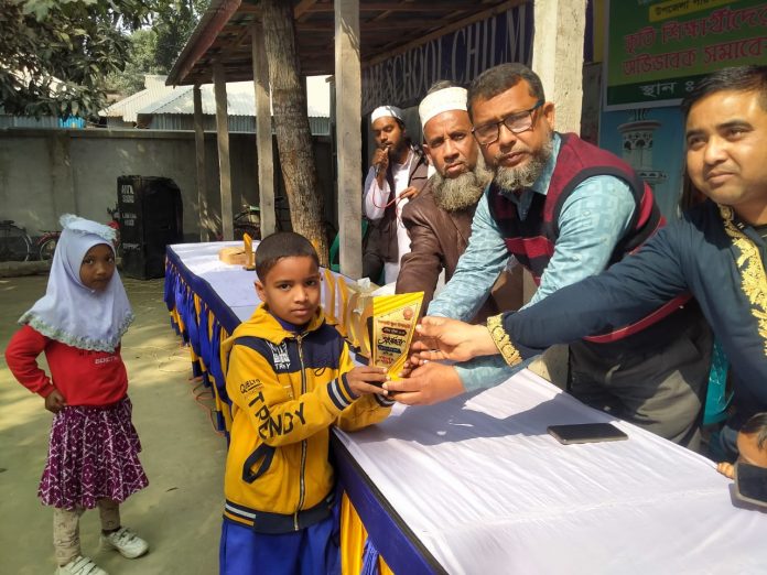 চিলমারীতে ''ইসলামী স্কুল চিলমারী'র'' কৃতি শিক্ষার্থীদের মাঝে সংবর্ধনা