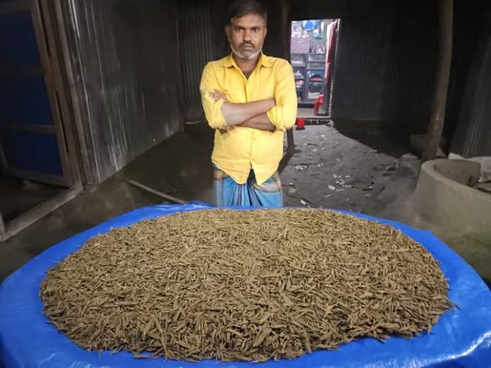যৌথবাহিনীর অভিযানে ১০ কেজি ৫০০ গ্রাম গাঁজাসহ ১ মাদক কারবারি আটক