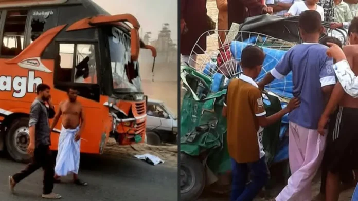 ব্রাহ্মণবাড়িয়ায় বাস-অটোরিকশার মুখোমুখি সংঘর্ষে নিহত ২