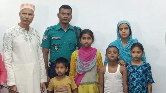 রংপুরে অপহৃত ৪ শিশুসহ নারী আটক