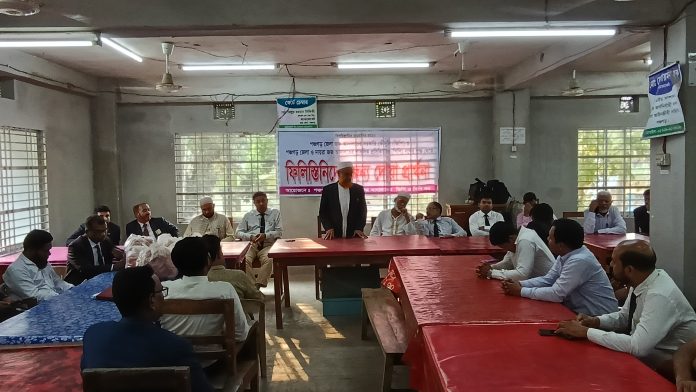 পঞ্চগড়ে জেলা ও দায়রা জজ আদালতের আইন কর্মকর্তা গণের পক্ষ থেকে ফিলিস্তিনিদের জন্য দোয়া প্রার্থনা