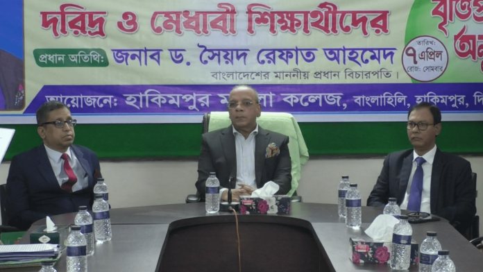 বিচার বিভাগের সংস্কার ছাড়া কোনো সেক্টরেই সংস্কার স্থায়ী হবে না : প্রধান বিচারপতি