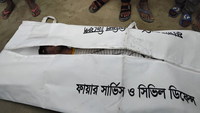 দেবিগঞ্জে ড্রাম ট্রাক বিদ্যুতায়ীত হয়ে একজনের মৃত্যু