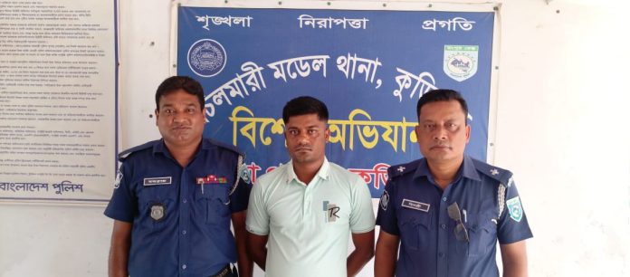 চিলমারীতে নিষিদ্ধ ছাত্রলীগ কর্মী সাকিব আটক