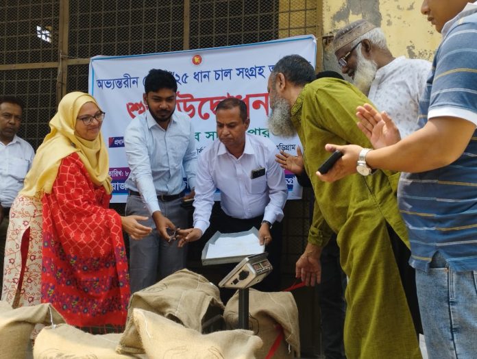 কুড়িগ্রামে সরকারি ভাবে ধান-চাল সংগ্রহ অভিযান শুরু