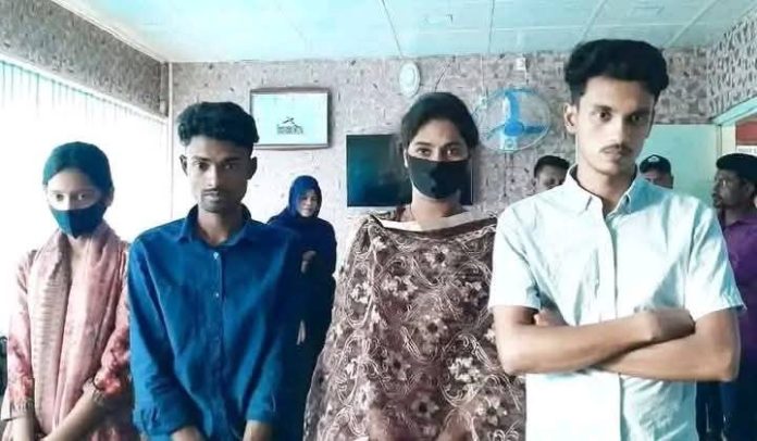 দিনাজপুরের আবাসিক হোটেলে অনৈতিক কর্মকাণ্ড, পুলিশের হাতে ৪ জন আটক