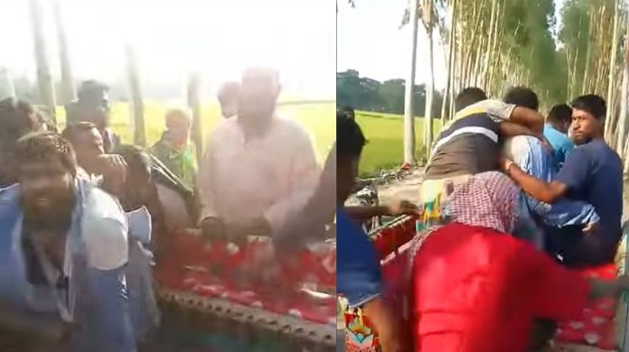 পল্লিচিকিৎসককে মারধরের পর তুলে নিয়ে গেলো প্রতিপক্ষ, ভিডিও ভাইরাল