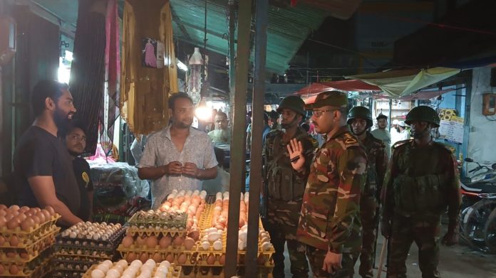 দিনাজপুরে সেনাবাহিনীর অভিযানে অবৈধ স্থাপনা উচ্ছেদ শুরু
