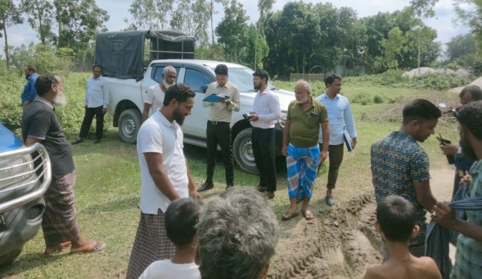 পঞ্চগড়ে ফসলি জমি কেটে বালি-পাথর উত্তোলন, এক ব্যক্তির কারাদণ্ড