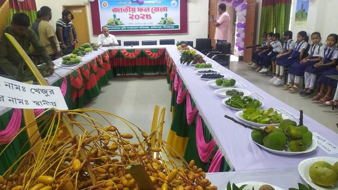 হিলিতে ৩ দিন ব্যাপী জাতীয় ফল মেলার উদ্বোধন