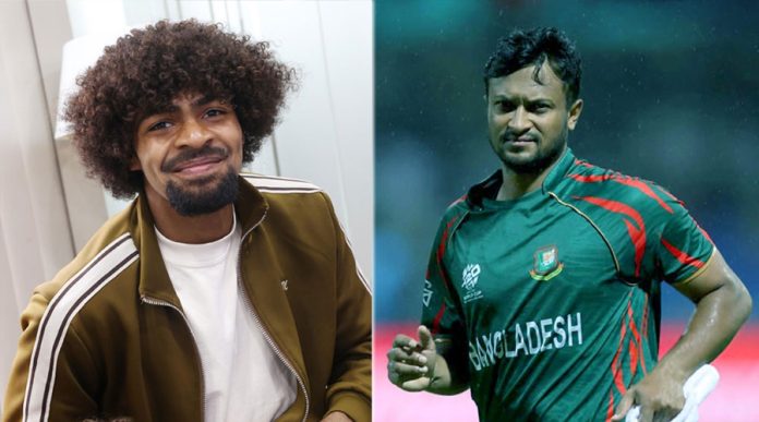 সিঙ্গাপুর ম্যাচের পূর্বে হামজাকে শুভেচ্ছাবার্তা দিলেন সাকিব