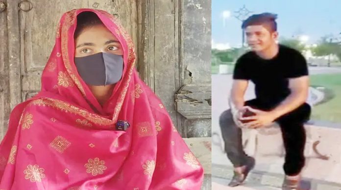 স্ত্রীর স্বীকৃতি পেতে প্রবাসীর বাড়িতে প্রেমিকার অনশন
