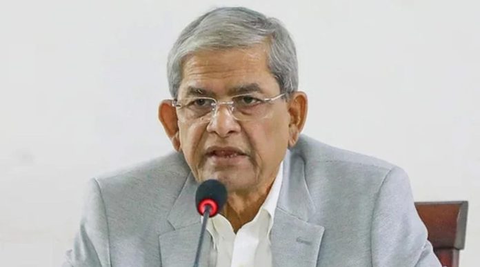 একজন উপদেষ্টার আশকারা পাচ্ছে মুরাদনগরের দুষ্কৃতিকারীরা : মির্জা ফখরুল