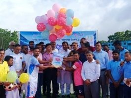 নীলফামারীতে নানা আয়োজনে শুরু হলো জেলা প্রশাসক ফুটবল টুর্নামেন্ট