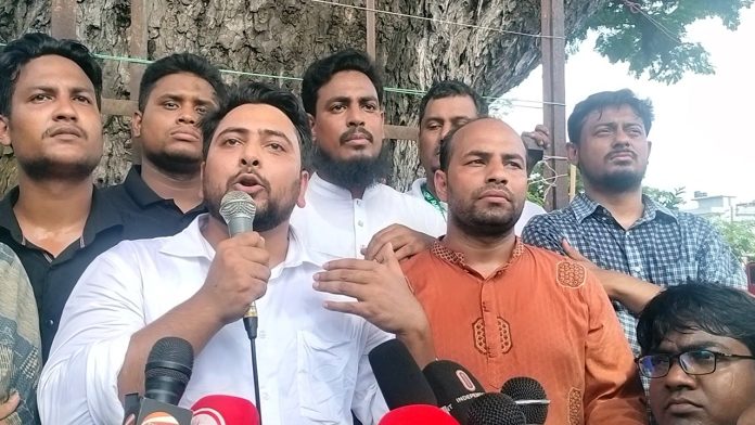শুধুমাত্র ক্ষমতা পরিবর্তনের জন্য জুলাই আন্দোলন হয়নি : নাহিদ ইসলাম