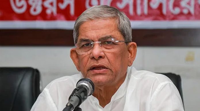 বিএনপির রাজনীতির সঙ্গে সন্ত্রাস-বর্বরতার কোনো সম্পর্ক নেই : মির্জা ফখরুল