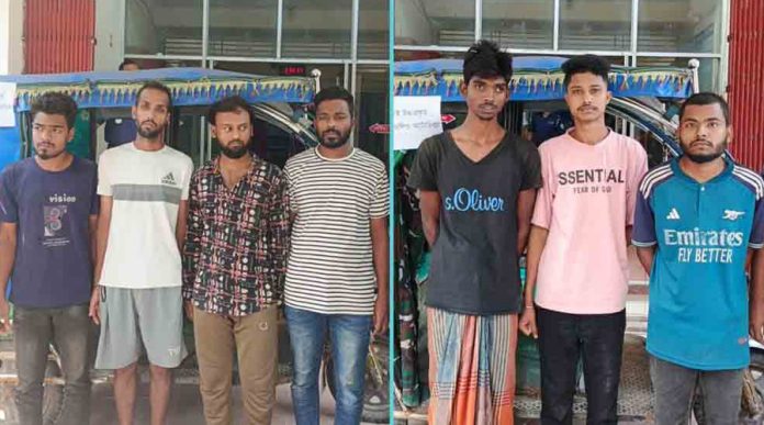 চট্টগ্রামের পটিয়ায় পুলিশের বিশেষ অভিযানে চোরাই ২ অটোরিকশাসহ গ্রেফতার ৭