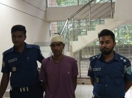 দিনাজপুরে মাদক ব্যবসায়ীর ছুরিকাঘাতে পুলিশ সদস্য আহত, অভিযুক্ত আটক