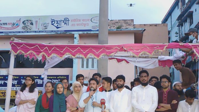 জুলাই ঘোষণাপত্র নিয়ে টালবাহানা করা হচ্ছে : নাহিদ ইসলাম